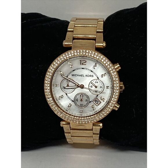 Michael Kors Parker MK5491 Womens Stainless Steel Analog Dial Quartz Watch WO349